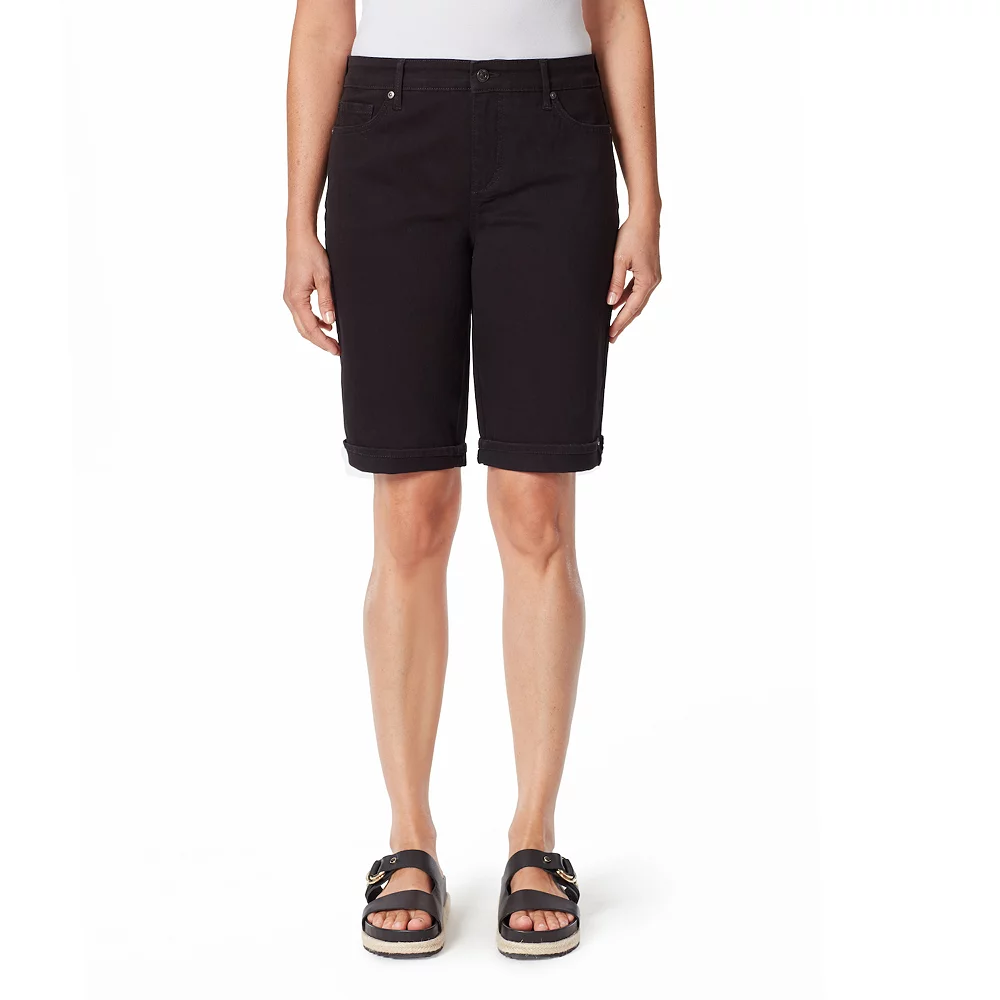 Petite Gloria Vanderbilt Bermuda Jean Shorts - Image 15