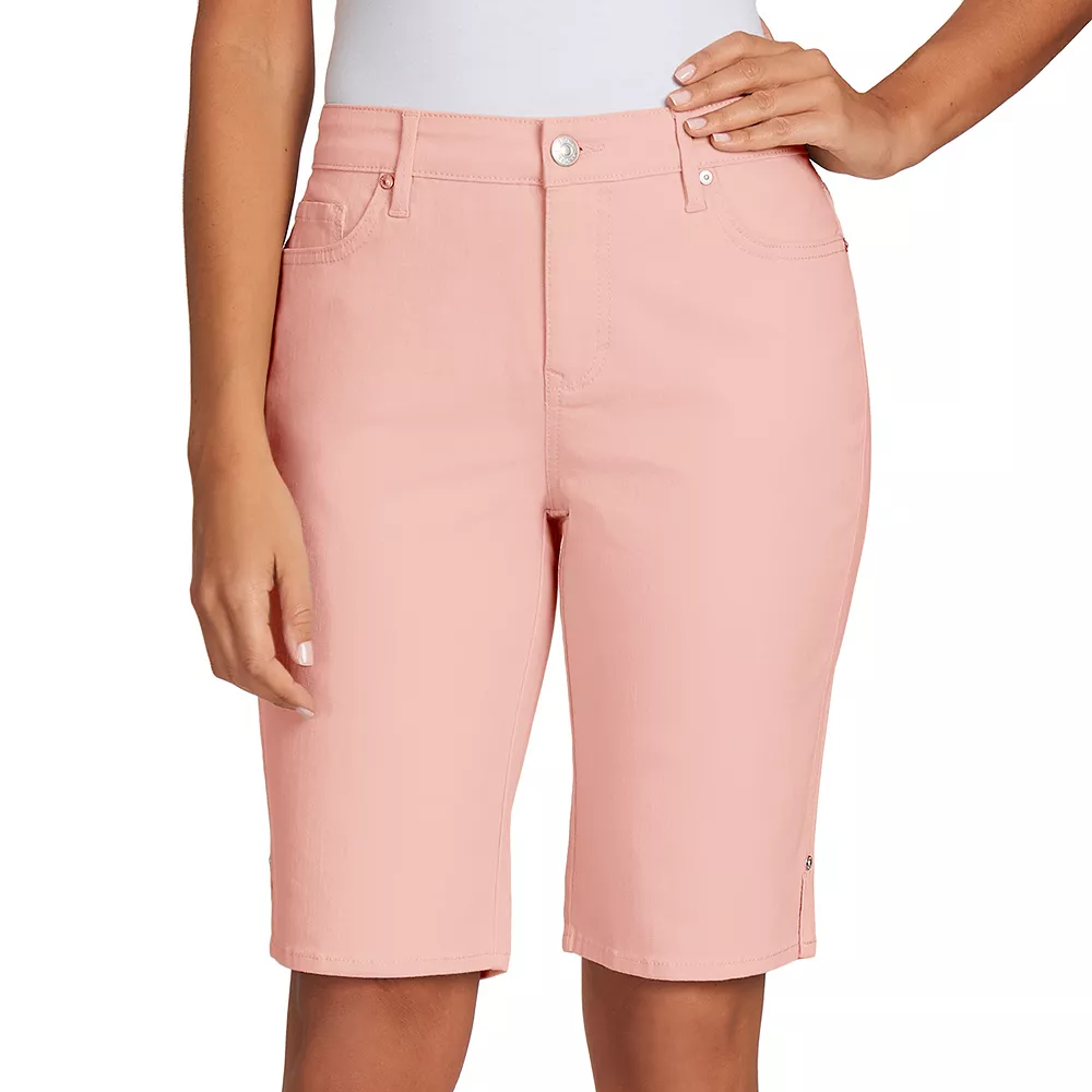 Petite Gloria Vanderbilt Bermuda Jean Shorts - Image 5