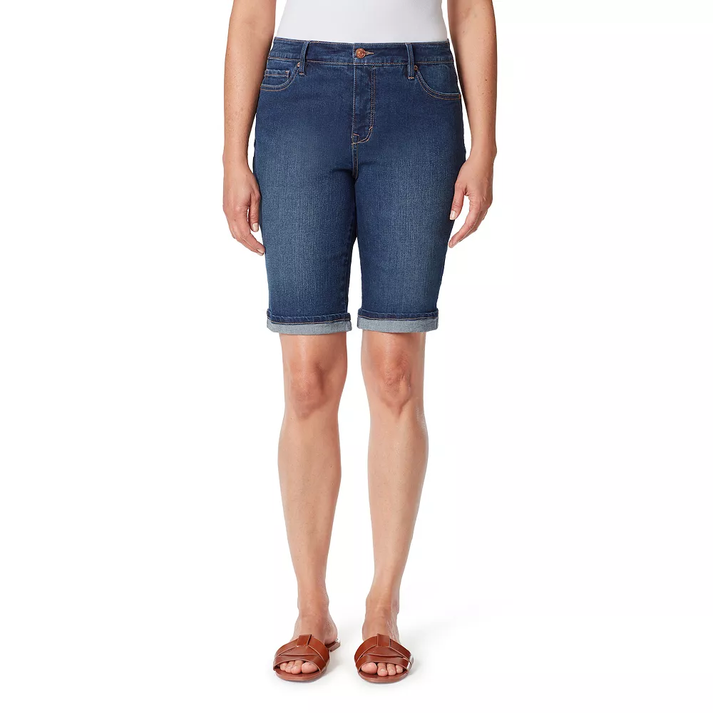 Petite Gloria Vanderbilt Bermuda Jean Shorts - Image 13