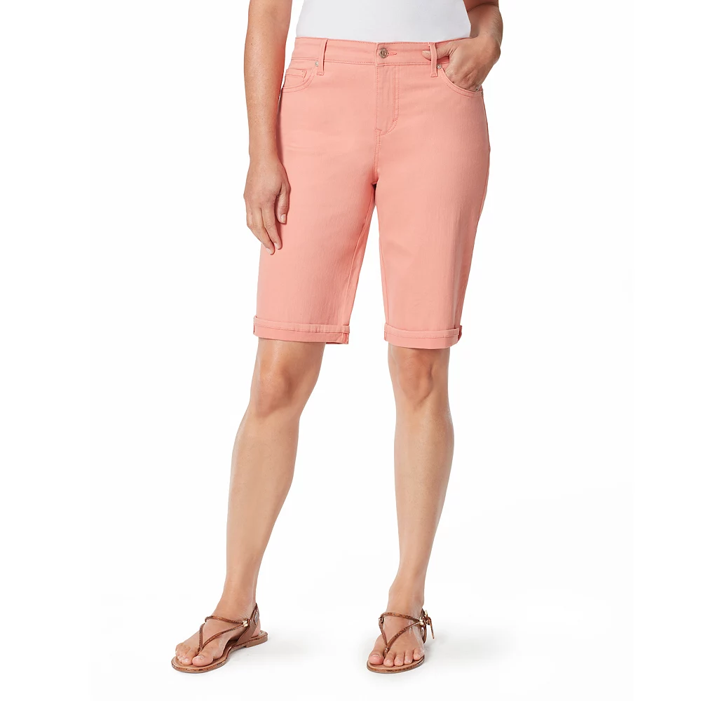 Petite Gloria Vanderbilt Bermuda Jean Shorts - Image 14