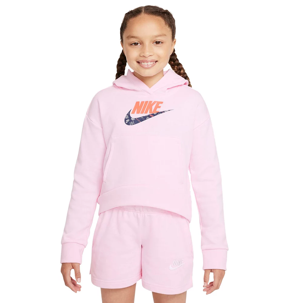 Girls 7-16 Nike Fleece Hoodie - Image 3