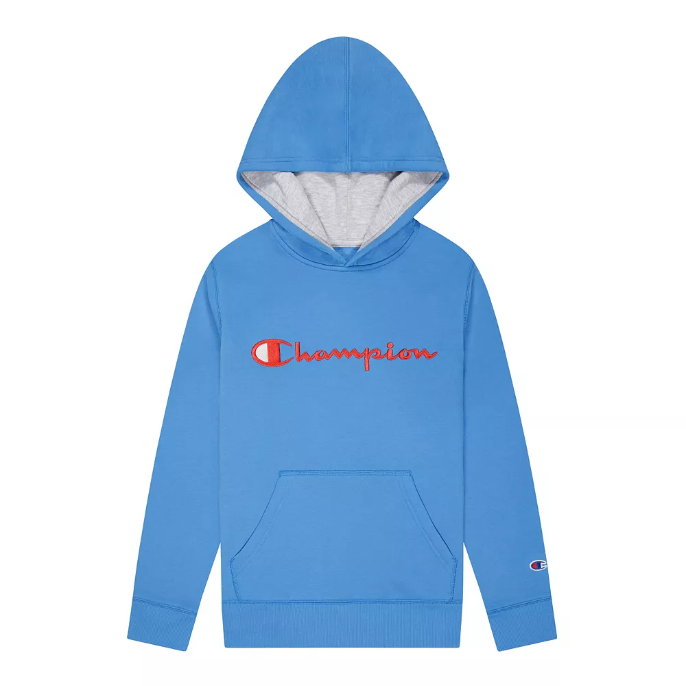 Kids 7-20 Champion® Script Fleece Hoodie - Image 7