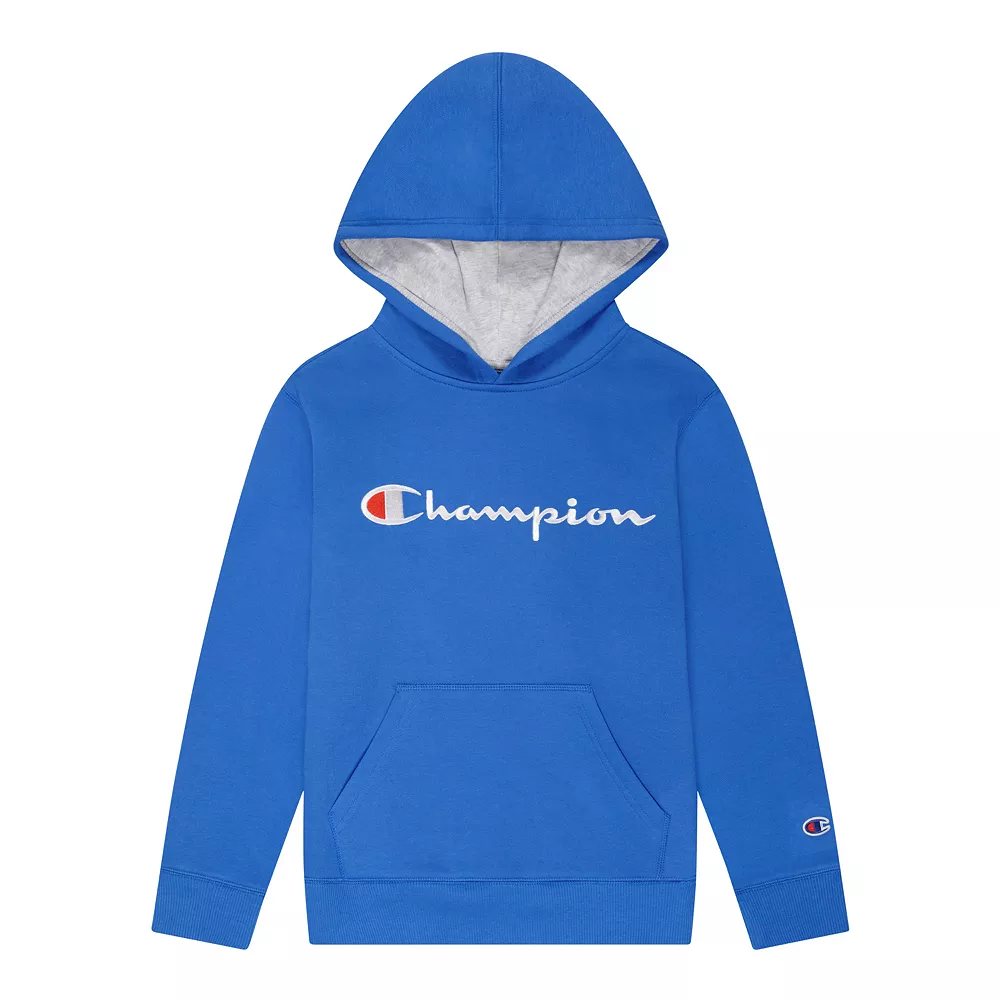 Kids 7-20 Champion® Script Fleece Hoodie - Image 3