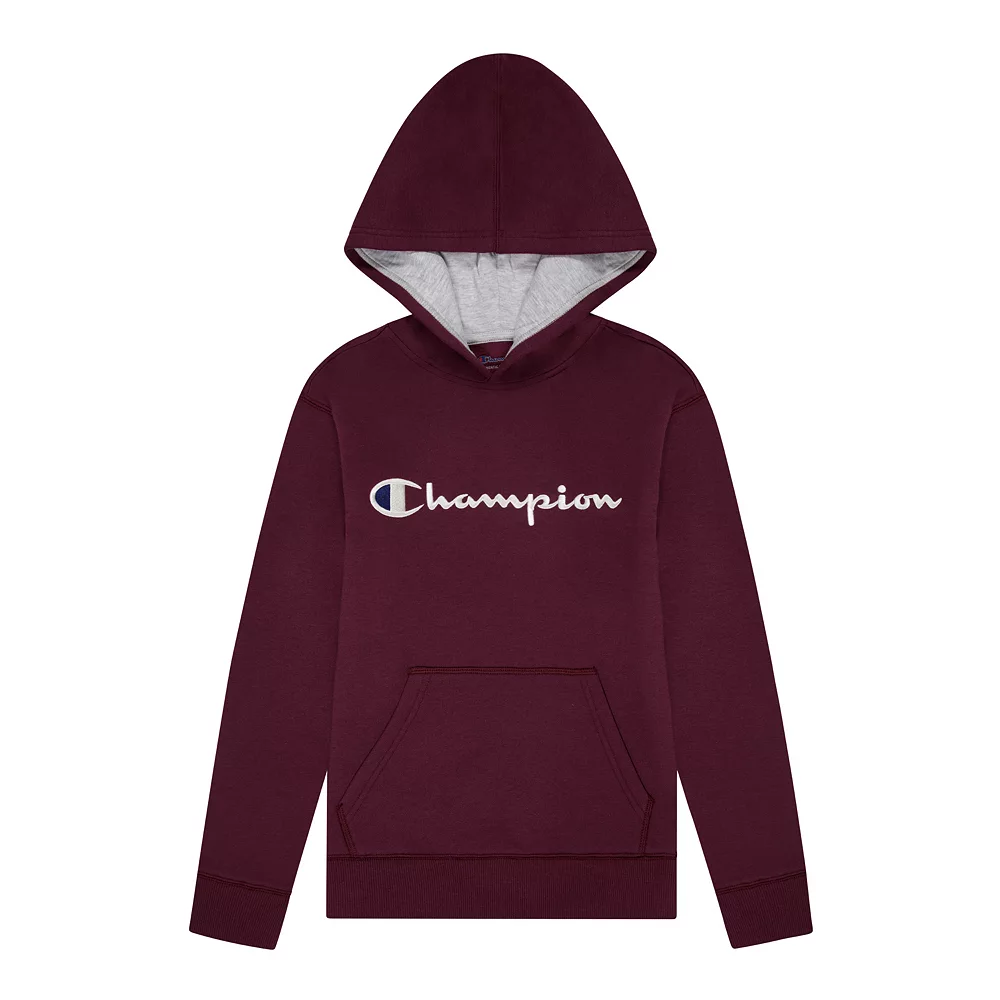 Kids 7-20 Champion® Script Fleece Hoodie - Image 10
