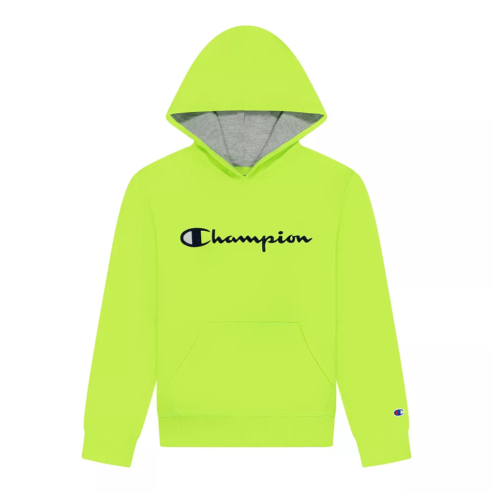 Kids 7-20 Champion® Script Fleece Hoodie - Image 21