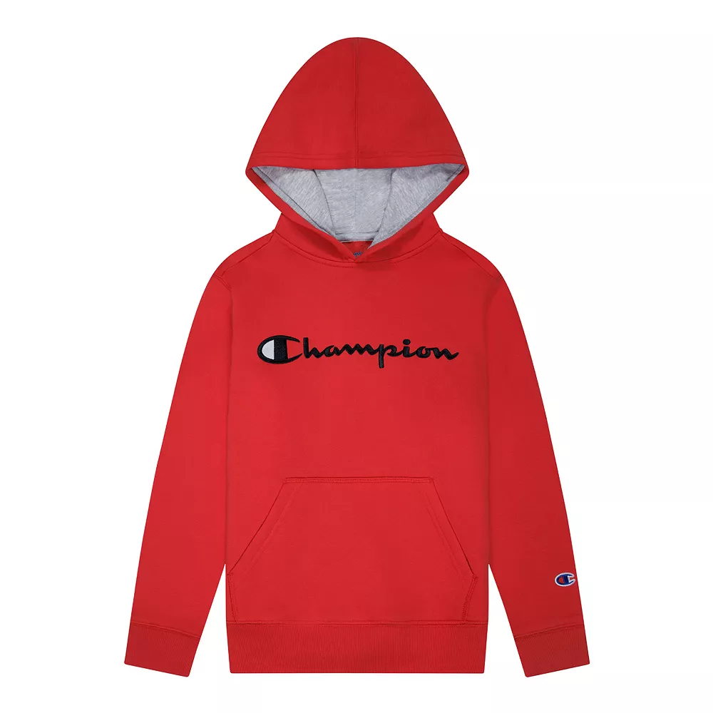 Kids 7-20 Champion® Script Fleece Hoodie - Image 5