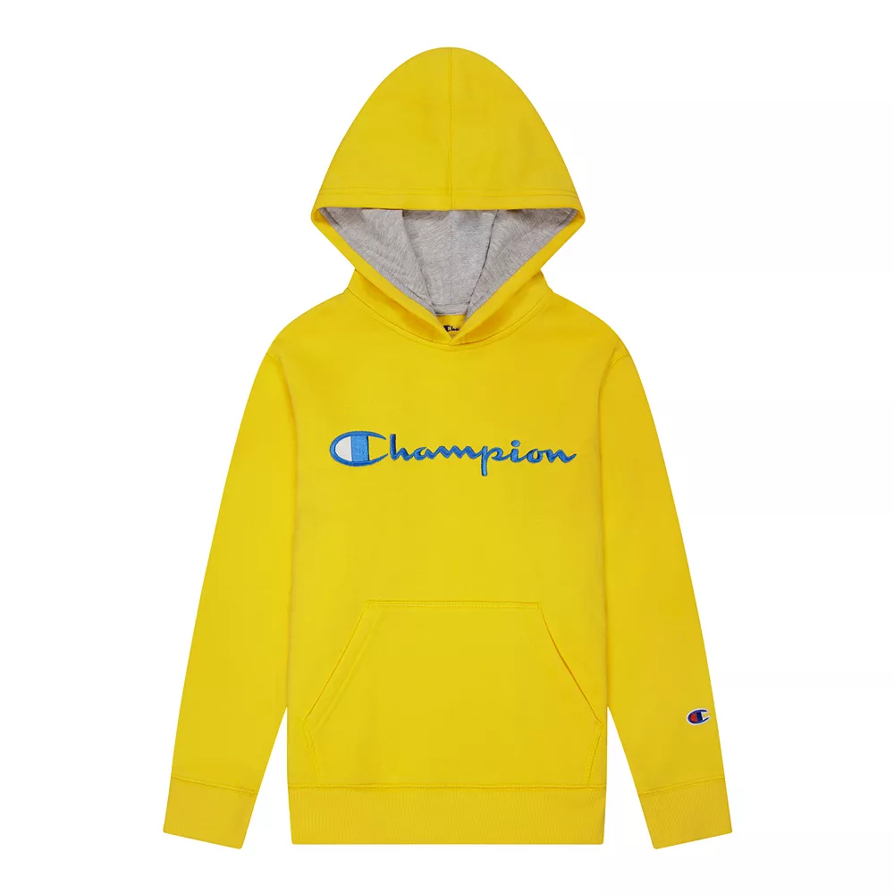 Kids 7-20 Champion® Script Fleece Hoodie - Image 8