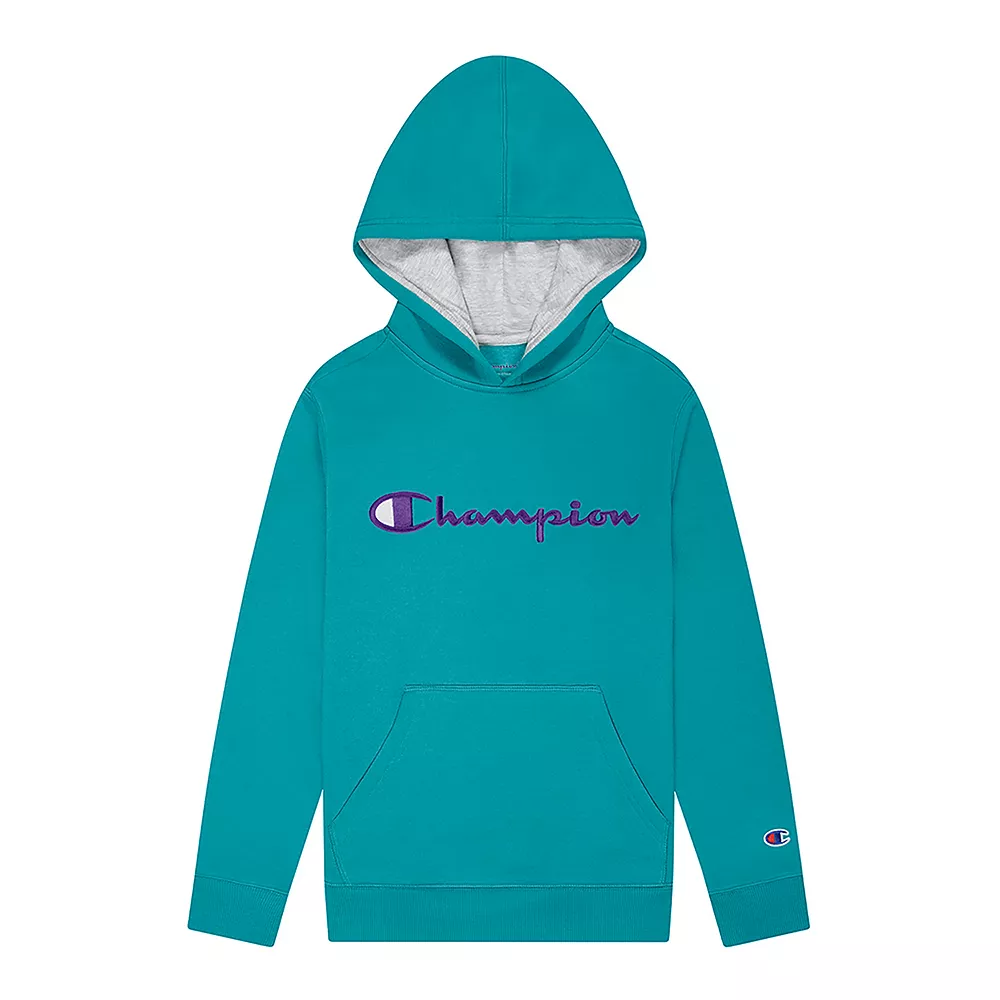 Kids 7-20 Champion® Script Fleece Hoodie - Image 25
