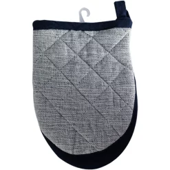 Hotel Quilted Navy Mini Oven Mitt Set