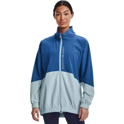 Women's Under Armour Woven Full-Zip Oversized Jacket