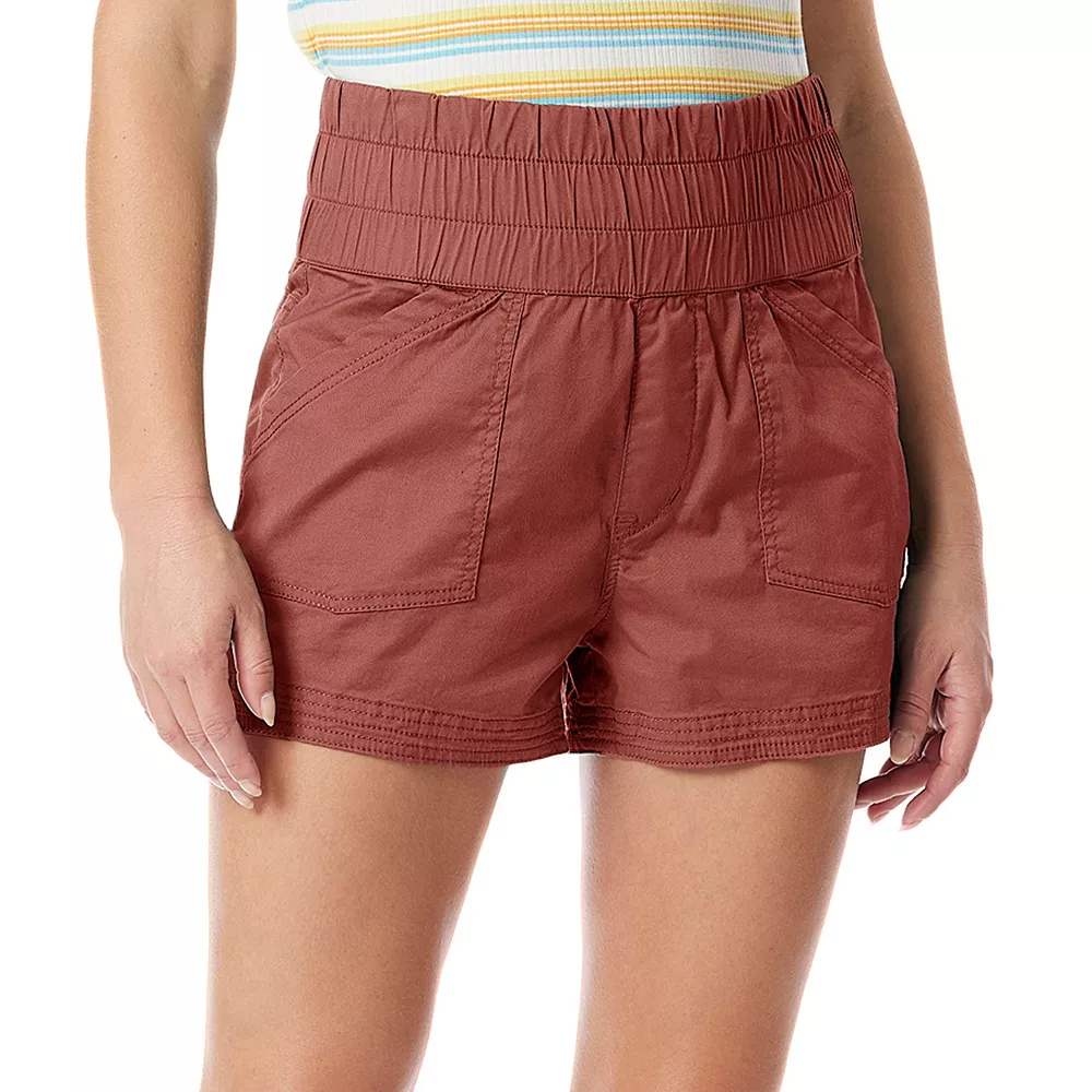 Juniors' Unionbay Emillia Convertible Stretch Beach Shorts - Image 3