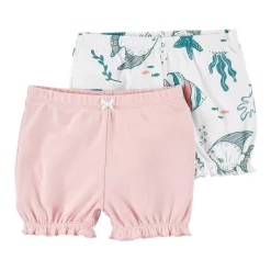 Baby Girl Carter's 2-Pack Pull-On Shorts