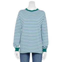 Juniors' SO® Long Sleeve Boyfriend Tee