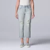 Women's Simply Vera Vera Wang Relaxed Boyfriend Jean Capri