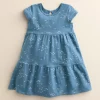 Baby & Toddler Girl Little Co. by Lauren Conrad Organic Short-Sleeve Tiered Dress