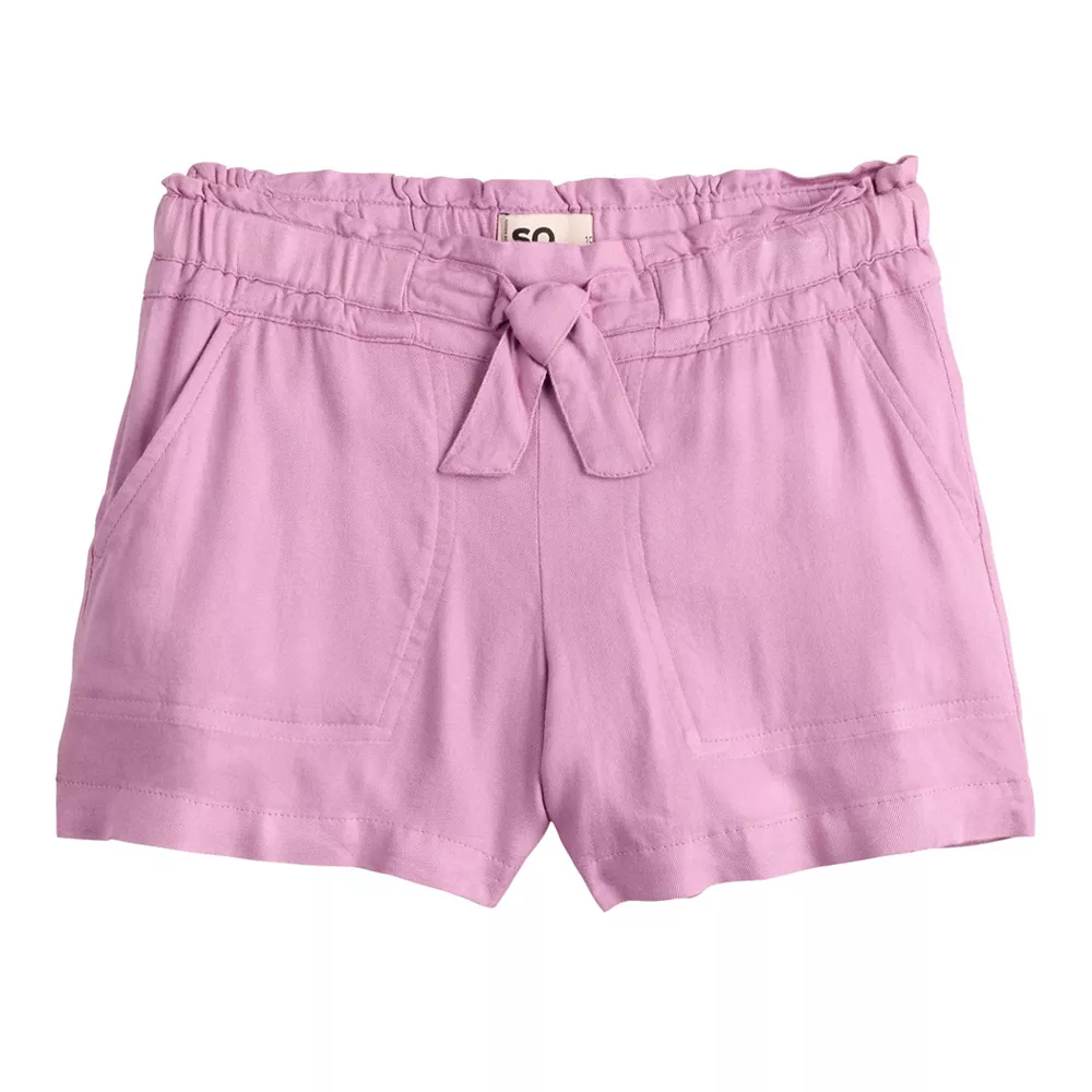 Girls 6-20 SO® Mid Rise Soft Shorts in Regular & Plus Size - Image 4