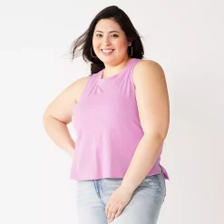 Juniors' Plus Size SO® Muscle Tank