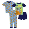 Boys 6-12 Star Wars The Mandalorian Grogu aka Baby Yoda "Strong Child" Tops, Shorts & Pants Pajama Set