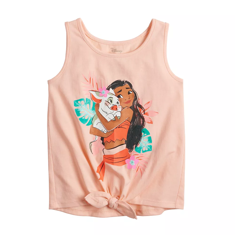Toddler Girl Disney Moana Tie Front Graphic Tank Top by Jumping Beans®