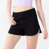 Juniors' SO® Elastic Waist Denim Shorts
