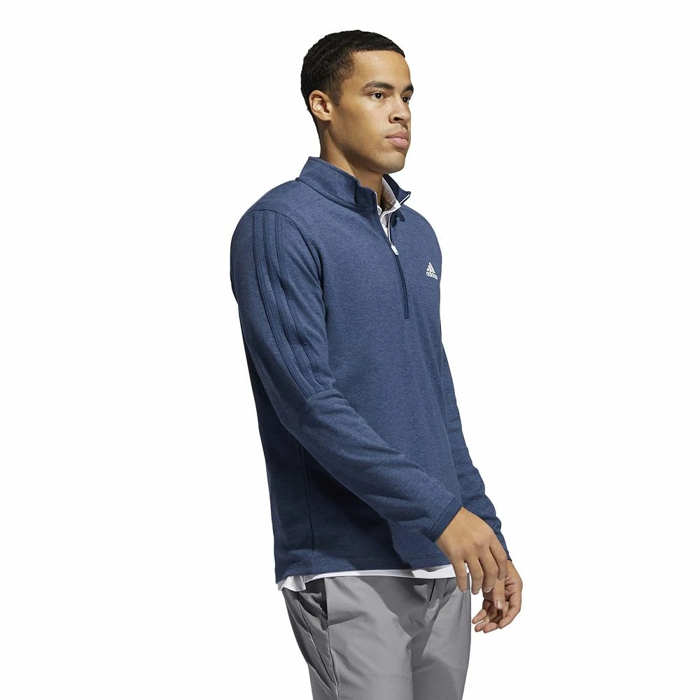 Men's adidas 3-Stripes Quarter-Zip Pullover Top - Image 8
