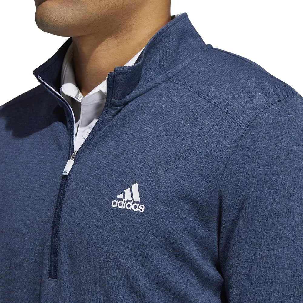 Men's adidas 3-Stripes Quarter-Zip Pullover Top - Image 9