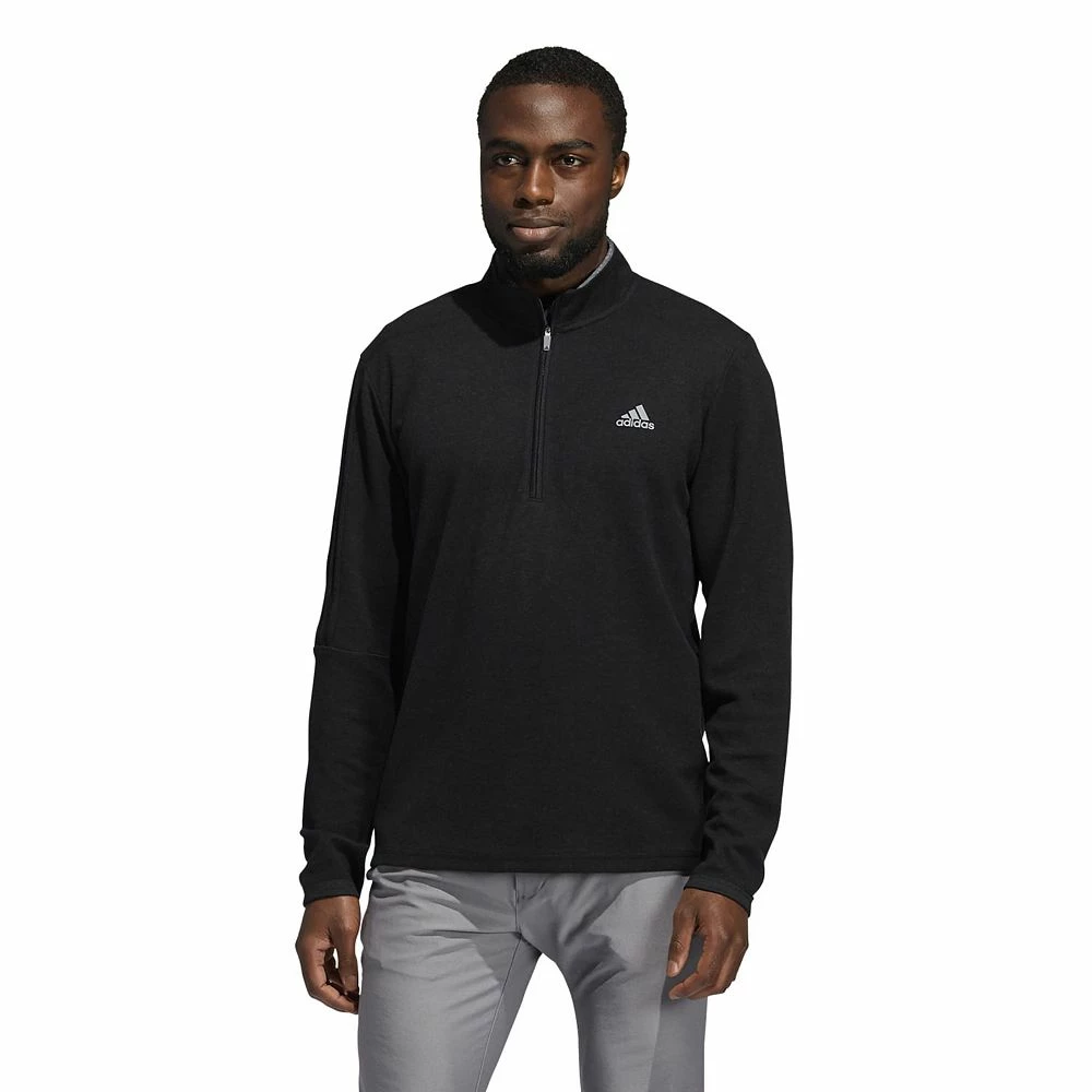 Men's adidas 3-Stripes Quarter-Zip Pullover Top - Image 4