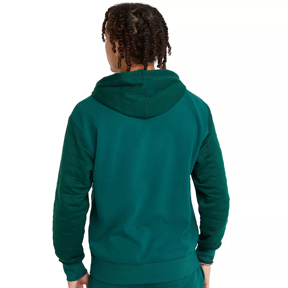 Men's Champion® Quilted Fleece Hoodie - Image 3