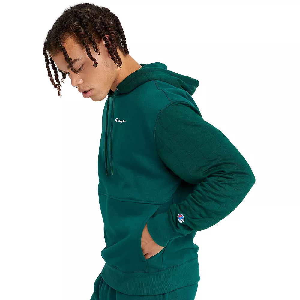 Men's Champion® Quilted Fleece Hoodie - Image 4