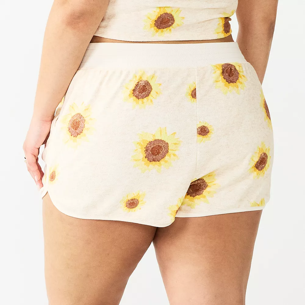 Juniors' Plus Size SO® Cropped Towel Terry Scoop Neck Tank Top - Image 6