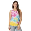 Juniors' IVORY ELLA Happy Tie Dye Tank