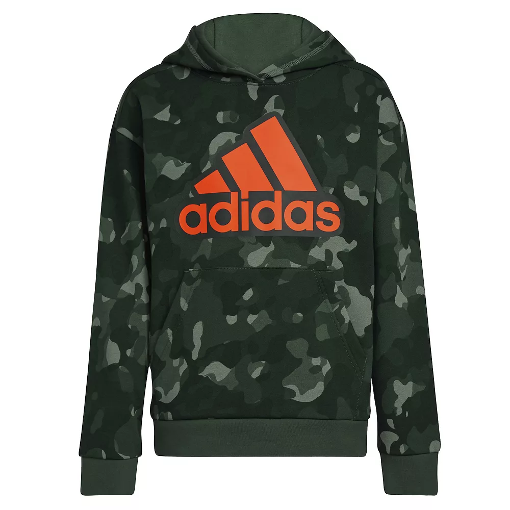 Boys 8-20 adidas Camo Fleece Hoodie - Image 6