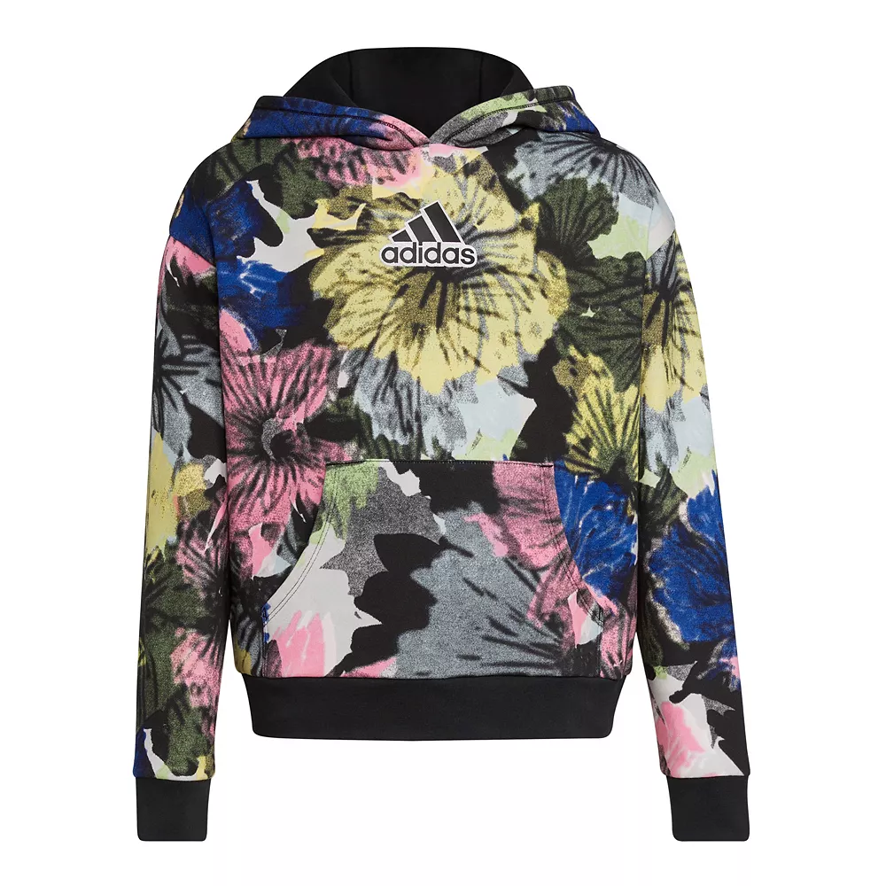 Girls 7-16 adidas Printed Fleece Hoodie