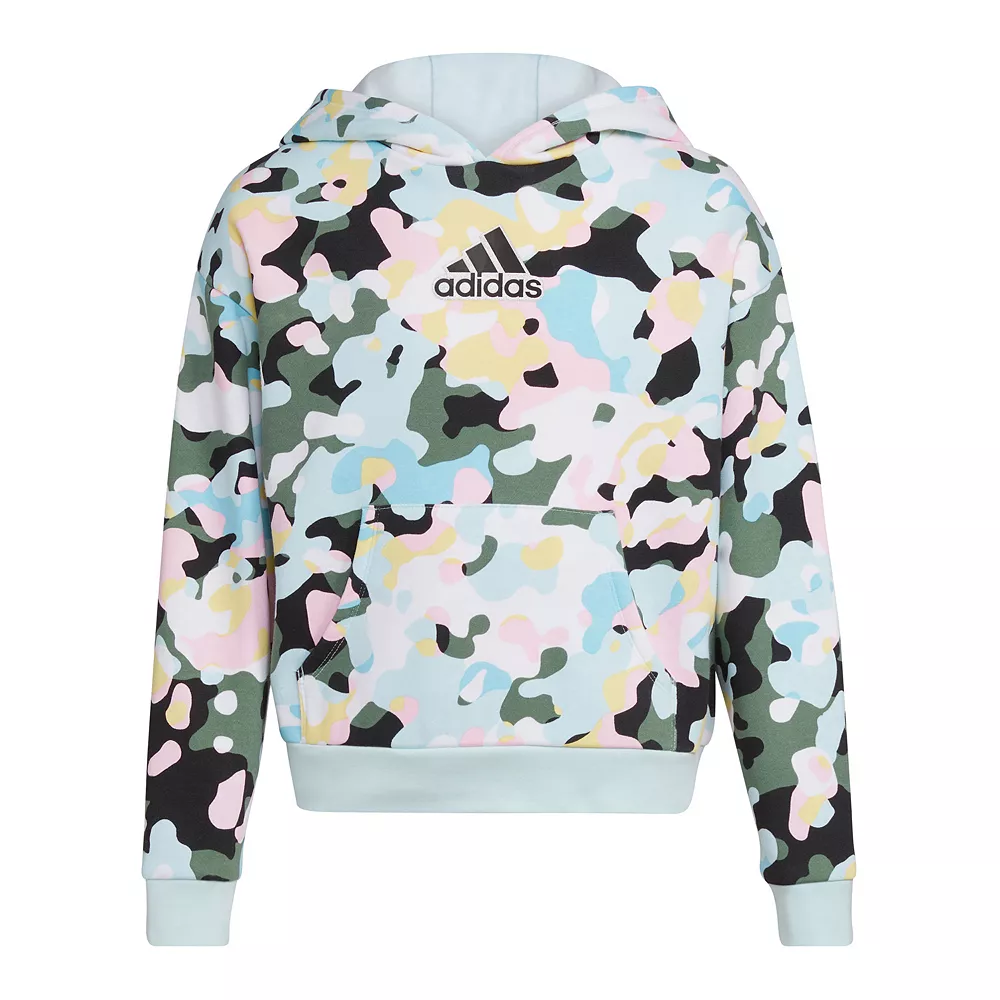 Girls 7-16 adidas Printed Fleece Hoodie - Image 2