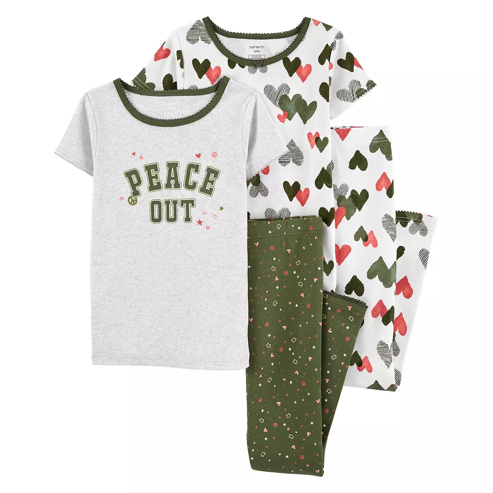Girls 4-14 Carter's Tops & Bottoms Pajama Set