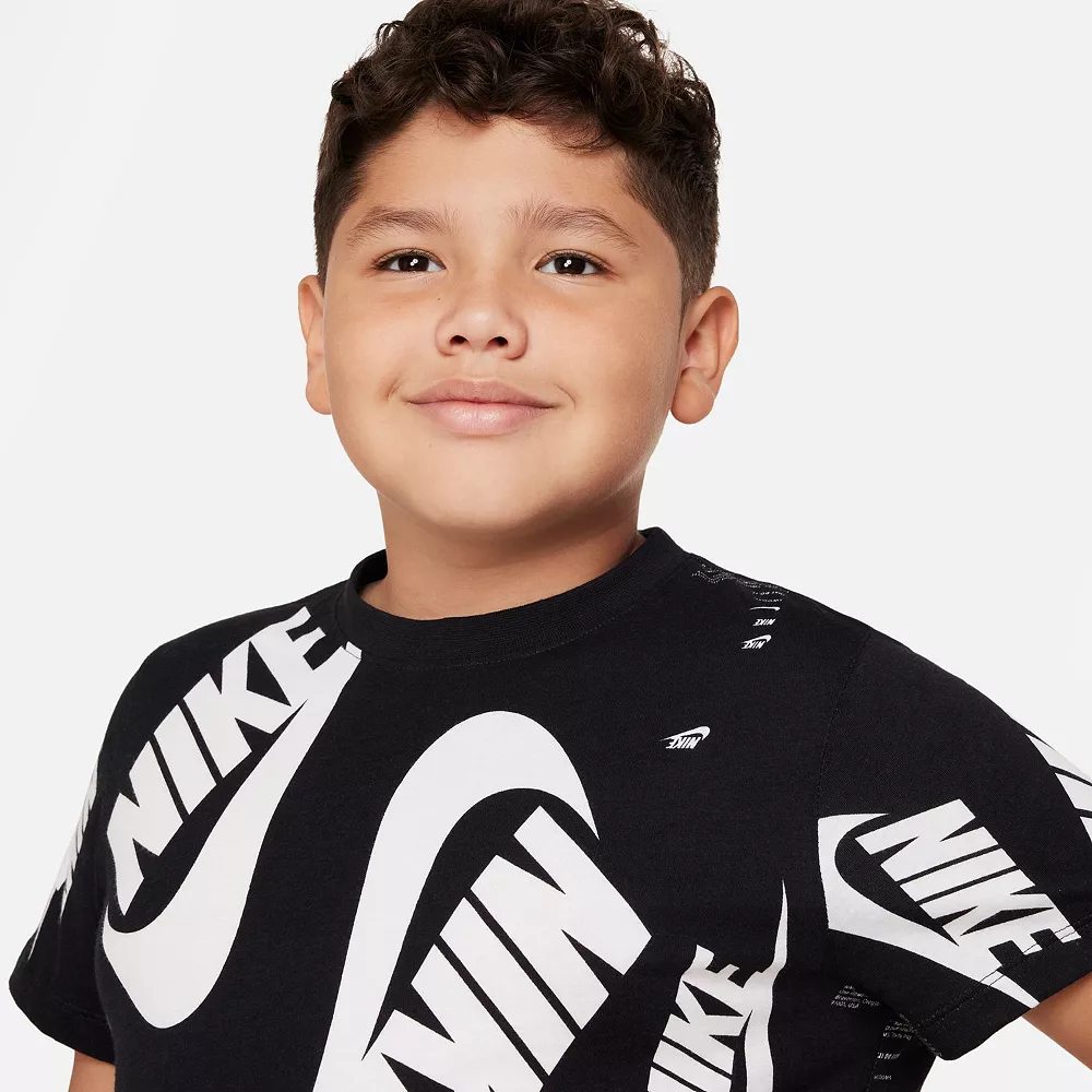 Boys 8-20 Nike Brandmark Allover Print Tee - Image 3