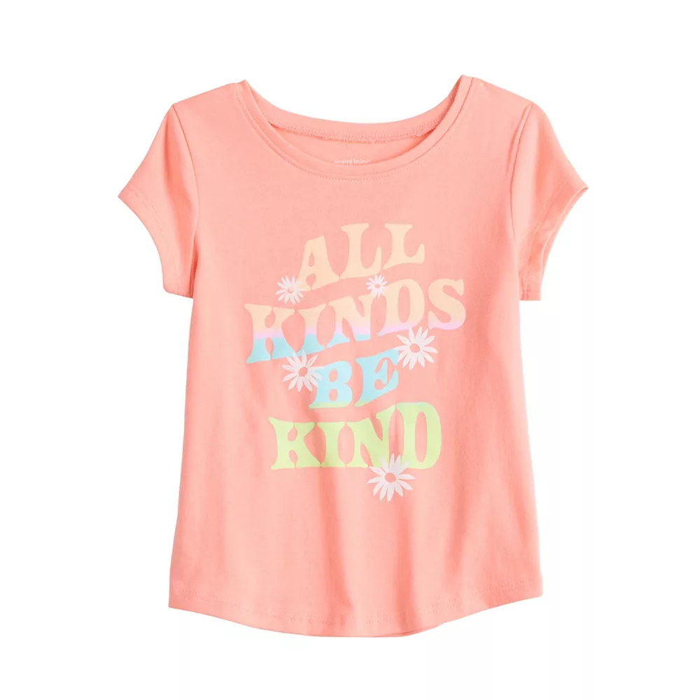 Toddler Girl Jumping Beans® "All Kinds Be Kind" Graphic Tee