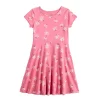 Toddler Girl Jumping Beans® Short Sleeve Printed Skater Dress