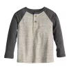 Toddler Boy Jumping Beans® Long Sleeve Raglan Henley Tee