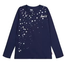 Girls 7-16 Levi's® Long Sleeve Stars Tee
