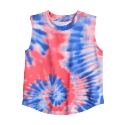 Girls 7-16 Celebrate Together™ All American Dye Effect Tank Top