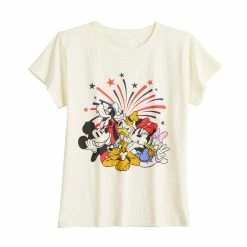 Disney's Mickey & Minnie Mouse Girls 7-16 Fireworks Graphic Tee by Celebrate Together™