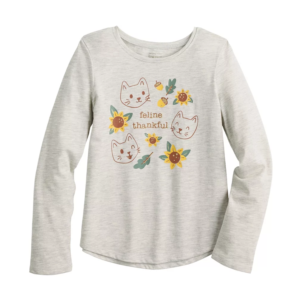 Toddler Girls Jumping Beans® Shirttail Tee - Image 2
