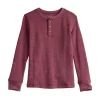 Boys 4-8 Jumping Beans® Long Sleeve Textured Henley Tee