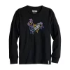 Boys 8-20 Fortnite Late Night Pinata Llama Victory Royale Video Game Long Sleeve Graphic Tee