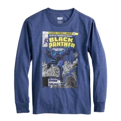 Boys 8-20 Marvel Black Panther Long Sleeve Graphic Tee