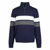 Boys 8-20 IZOD Stripe 1/4-Zip Sweater