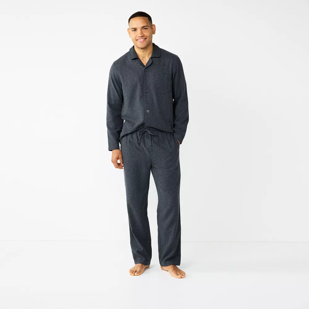 Men's Sonoma Goods For Life® 2-Piece Flannel Pajama Set