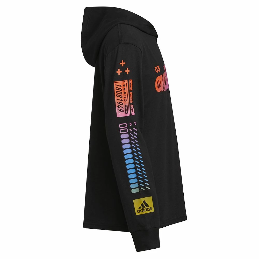 Boys 8-20 adidas Exit Game On Hooded Tee - Image 4