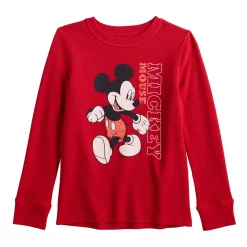 Boys 4-12 Disney Mickey Mouse Adaptive Thermal Long Sleeve Graphic Tee by Jumping Beans®